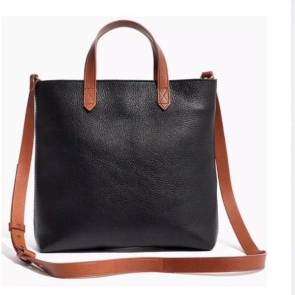 Madewell Handbags - Madewell Zip-Top Transport Crossbody Bag Mono CMS
